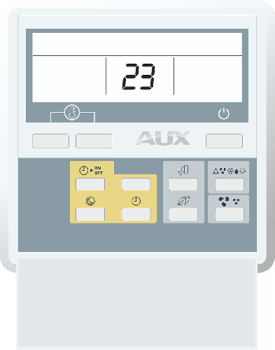 Кассетный кондиционер AUX ALCA-H12\4R1